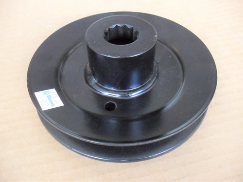 Deck Spindle Pulley for Great Dane Scamper Chariot Surfer D18084 ID: 1 " Splined OD: 5-5/8 "