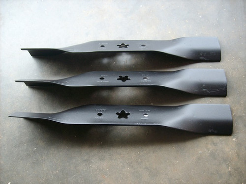 Blades for Husqvarna 46" Cut YTH1746 YTH2046A 532159705 532176084 Blade set of 3 Hi Lift