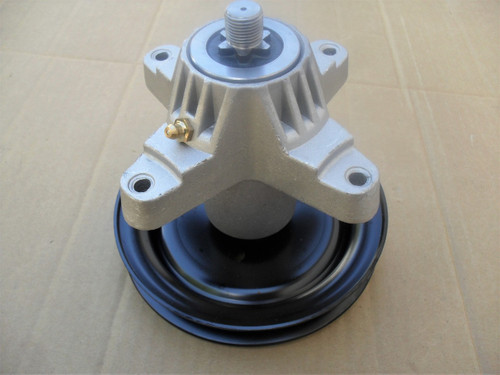Deck Spindle for Cub Cadet LT1042 42" Cut 618-04456 618-04456A 618-04456B 618-04461 618-04461A 918-04456 918-04456A 918-04456B 918-04461 918-04461A Includes pulley and mounting bolts