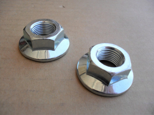 Deck Spindle Nut for MTD 712-0417, 712-0417A, 712-0417AP, 7120417, 753-05549, 912-0417A, Set of 2 Blade and Pulley Nuts 