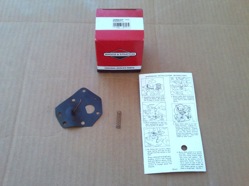 Briggs and Stratton Carburetor Rebuild Kit 299637 Diaphragm & Toro