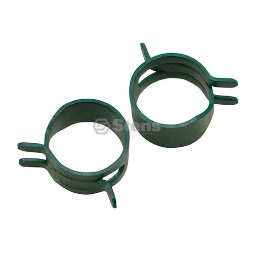 Fuel Line Hose Clamps for 1/2" O.D. Briggs and Stratton, Scag 791850, 93053, 95162, 95162S, 4805901, 48059-01 Set of 2