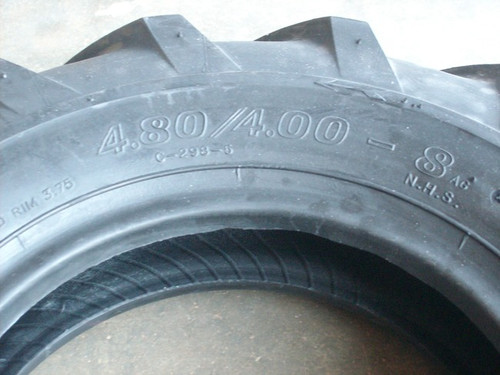 Troy Bilt Roto Tiller Tire 480X4.00-8 4.80x4.00-8 Carlisle 5109501 Kenda 22470009 MTD