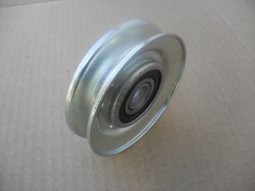 Deck Idler Pulley for Murray 20613, 420613, 420613MA, 91178, 091178, Made In USA, Metal, Height: 3/4" ID: 1/2" OD: 3"
