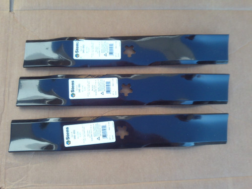 Mulching Blades for AYP Craftsman 48" Cut 173921 532173921 917532173921 954633781 Set of 3 mulcher