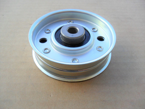 Flat Idler Pulley for John Deere AM41647, M41647, Height: 7/8" ID: 3/8" OD: 3-1/4"