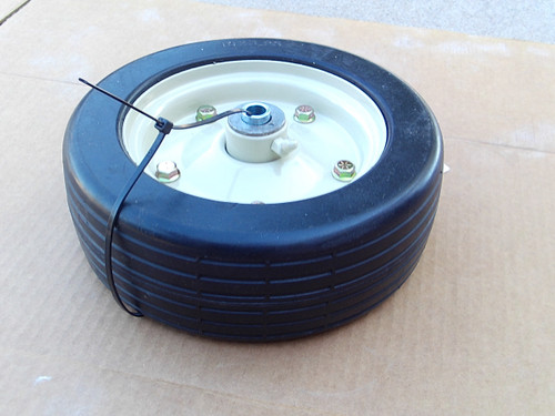 Wheel for Woods RM591 RM306 RM360 15638 31530 RM59-1 Flat Free Steel Solid Rubber Assembly