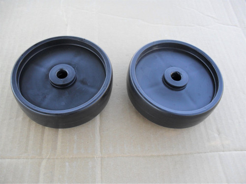 Deck Wheels for Craftsman SPM209370317 Wheel set of 2 Size: 5" x 1-3/8" Bore Size: 1/2"