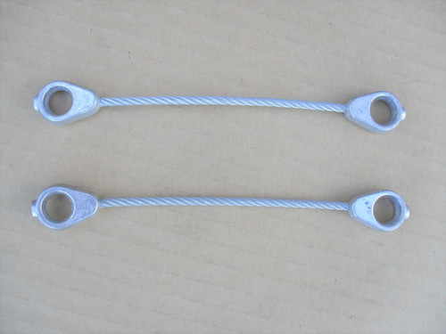Deck Brake Lift Cable for White Outdoor LT1500 LT1800 LT1650 LT1500 LT1855H ZT17 ZT22 ZT42 ZT50 746-0970 946-0970 Set of 2 Cables