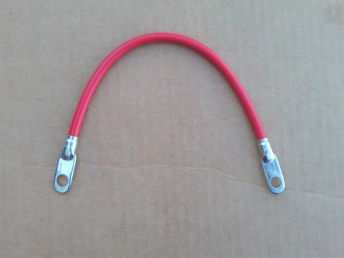 Battery Cable for Cushman 835340 Red Positive 12" Long