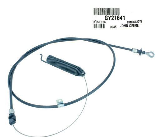 PTO Cable for John Deere GY21641, GY21287 Deck Engagement