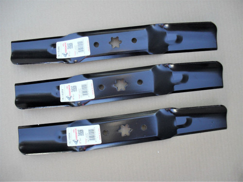 Blades for Troy Bilt TB2350 Super Bronco Mustang XP 50" Cut 742-05052A 942-05052A Blade Set of 3