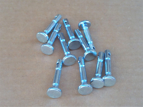Shear Pins for White Outdoor 738-04124 738-04124A Set of 10 Snowblower snowthrower snow blower thrower pin