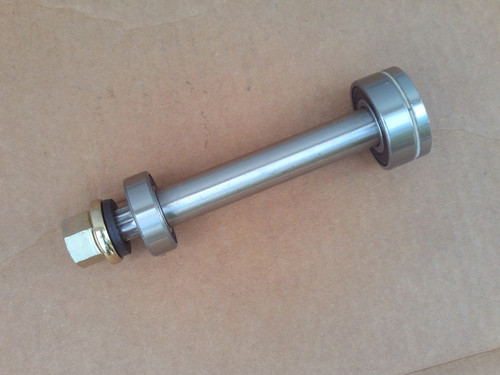 Deck Spindle Shaft for Husqvarna 532137646 Includes top bottom bearings with lock nut