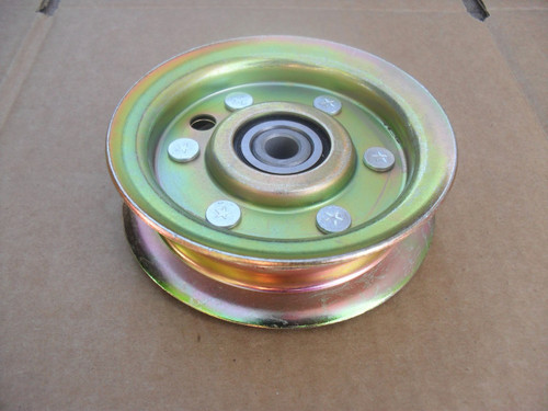 Deck Idler Pulley for Poulan Pro 104360X 131494 173438 532173438 Height: 1-1/8" ID: 3/8" OD: 3-7/8"