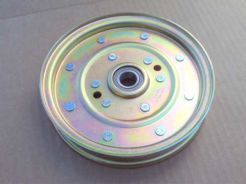 Deck Idler Pulley for Husqvarna 1267685, 539102610, 126-7685 OD: 6-3/4", ID: 11/16", Height: 1-1/8"