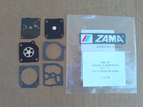 Carburetor Rebuild Kit for Zama GND39 GND33 GND-33 GND-39 C1Q-E5 C1Q-EL11 C1Q-EL11A C1Q-EL11B C1Q-EL12 C1Q-EL13 C1Q-EL14 C1Q-EL14A C1Q-EL19 C1Q-EL19A C1Q-EL19B C1Q-EL19C C1Q-EL24 C1Q-EL24A C1Q-EL25 C1Q-EL25A C1Q-EL26 C1Q-EL26A C1Q-EL30