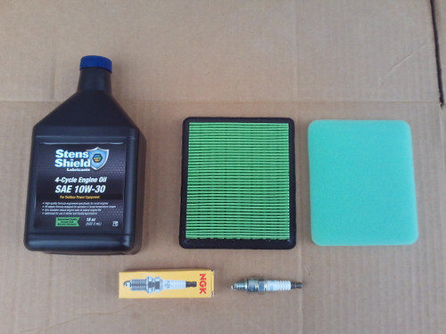 Engine Maintenance Tune Up Kit for Honda GX100 air filter, foam pre cleaner, spark plug, oil