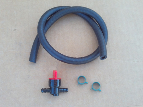 Fuel Line with Shut Off Valve for Briggs and Stratton 692008 698183 Craftsman John Deere MTD Troy Bilt &
