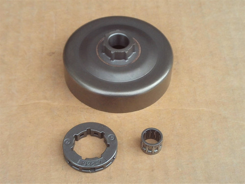 Clutch Drum for Stihl 024, 026, MS260, 11210071001, 1121 007 1001 Includes bearing and sprocket