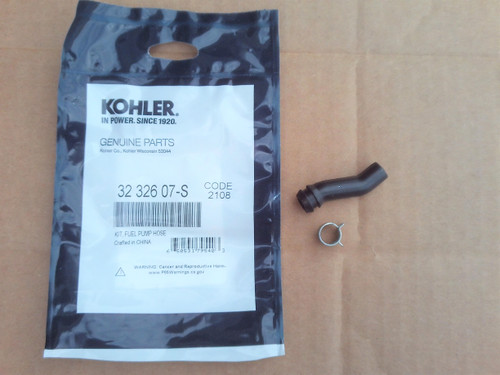 Kohler Fuel Pump Hose Kit for CH18, CH740, CH750, ECH630, ECH730, ECH740, ECH749, 3232602S, 3232607S, 32 326 02-S, 32 326-07-S