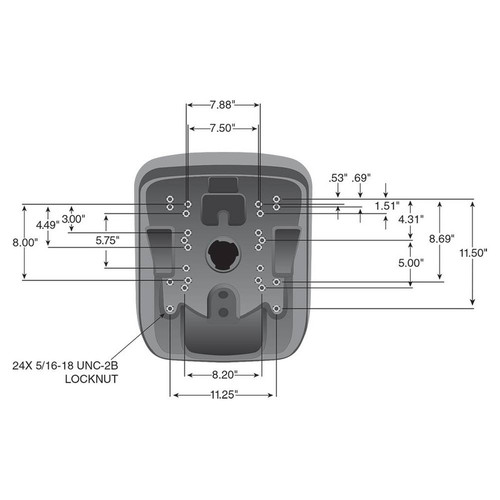 Seat for Genie 123137 High Back Seat