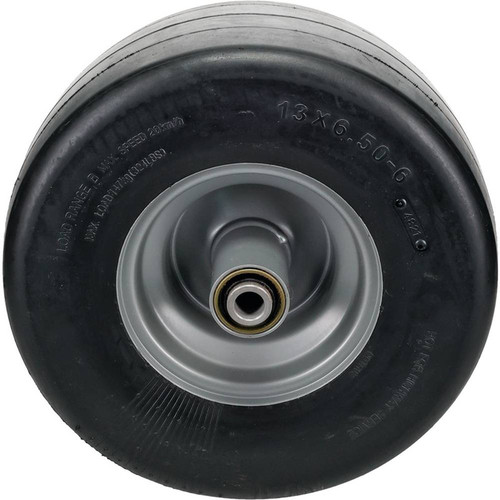 Caster Wheel for Hustler Super Z, 54", 60", 72" Cut, X One 60" Deck 13x6.50-6, Zero Flat Free Tire 607317, 789537