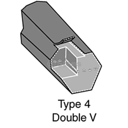 Deck Belt for John Deere F620, F680, F687 ZTrak 2000, 2305, 3000, 4000, X300, X304, 48" Cut, M138583