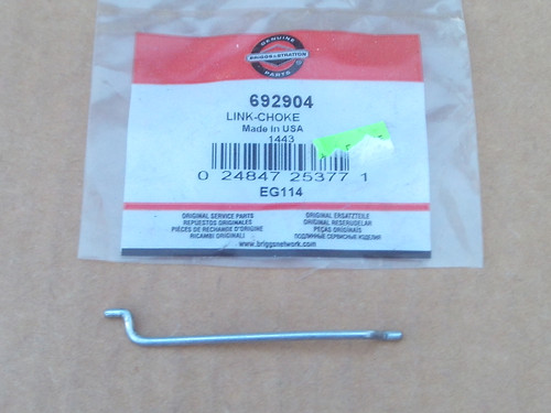 Briggs and Stratton Carburetor Choke Link Rod 692904 &