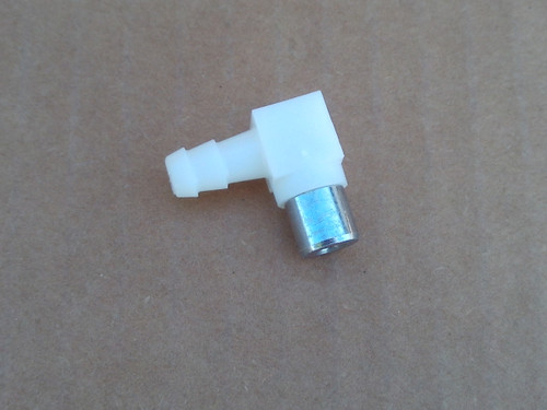 Tecumseh Carburetor Fuel Elbow Fitting 632527 Craftsman Toro 90 degree