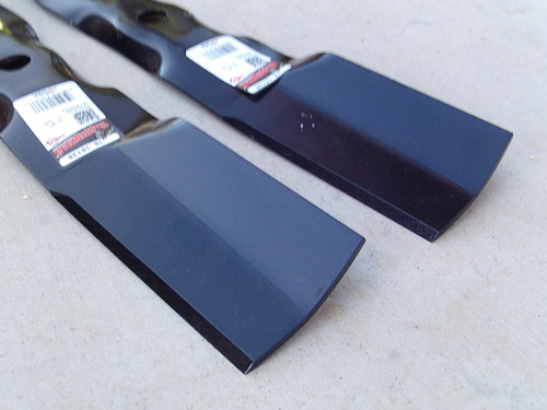 Blades for John Deere S220 S240 X330 X350 X350R X354 X380 X590 Z335E Z335M Z345M Z345R 42" Cut GY20683 M170639 UC22008 M170642 M175084 Blade Set of 2