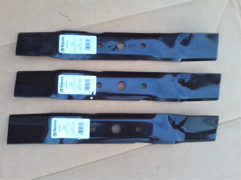 Blades for John Deere L120, L130, 48" Cut GX20250, GY20568 Hi Lift