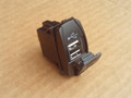 USB Port Dual Waterproof, Universal ATV, UTV, marine, Output 5V, 3.1 amps, 3000-0703