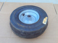 Flat Free 13x5.00-6 Tire for Dixie Chopper 10202 Wheel Rim Assembly with Bearings Grease fitting 42" to 72" Cut