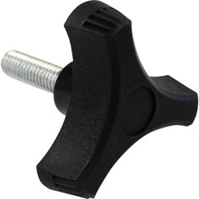 Pomello 3/8-16 2 Pomelli Dado Ad Aletta Per Tagliaerba Scag - Misura 3/8-16, Ricambio Originale OEM 481625-01 Deck Blackwing - Foto 2