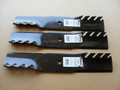 Mulching Toothed Blades for Snapper 48" Cut 1-7043 7075771 7075771BZ 7075771BZYP Mulcher