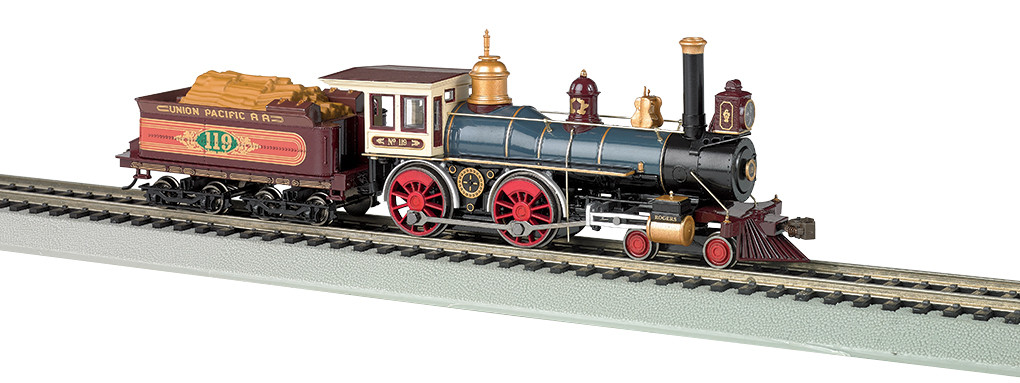 Bachmann ~ HO Scale ~ Union Pacific #119 American 4-4-0 ~ DCC