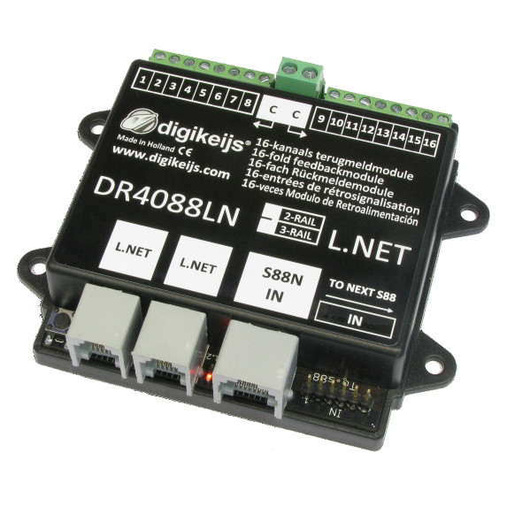 Digikeijs DR4088LN-GND ~ 16 Channel Occupancy Feedback Detector
