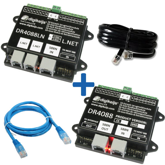 Digikeijs DR4088LN-GND Start Set ~ 32 Channel Occupancy Feedback