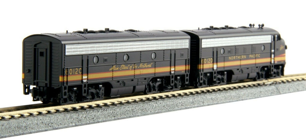 Kato ~ N Scale ~ F7 AB Set ~ Northern Pacific 6012A & 6012B ~ Both