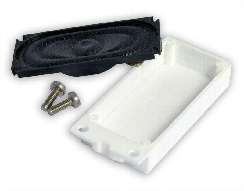 thumbnail image 2 of TCS UNIV-SH4-C Kit: 25x14mm Oval Speaker & Enclosure – WOWSpeaker Project Kit (1710) 2 of 6