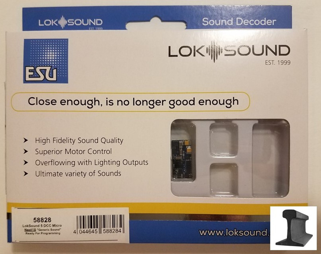 ESU ~ LokSound V5.0 Micro Next18 ~ DCC ~ 58828 - Iron Planet