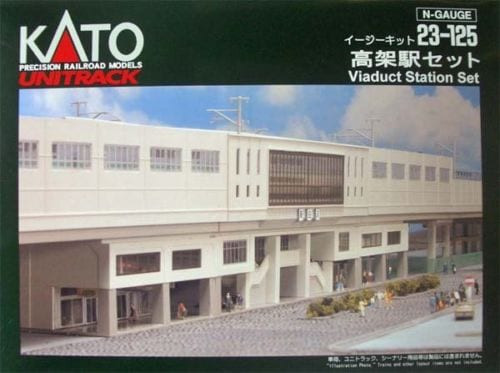 Kato ~ N Scale ~ UniTrack Suburban Elevated Double Track Station