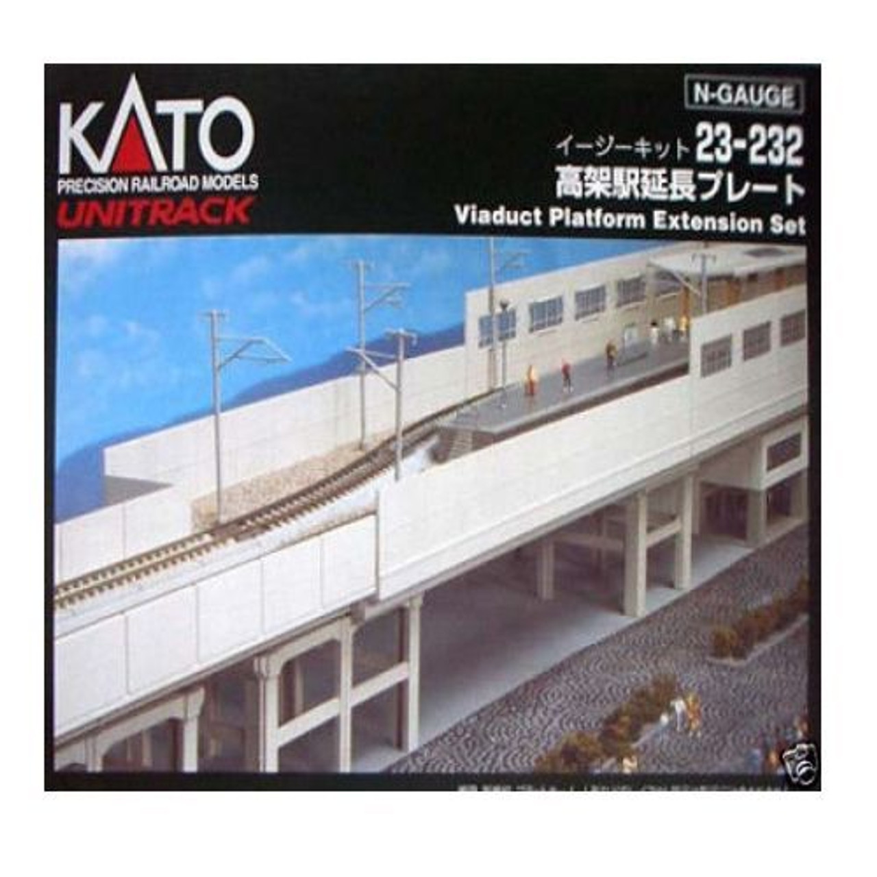 Kato ~ N Scale ~ UniTrack Double Track Viaduct Platform