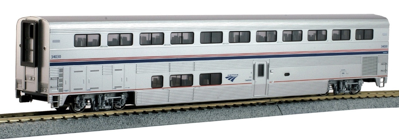 Kato ~ HO Scale ~ Amtrak Superliner I Coach Phase VI #34030 ~ 35