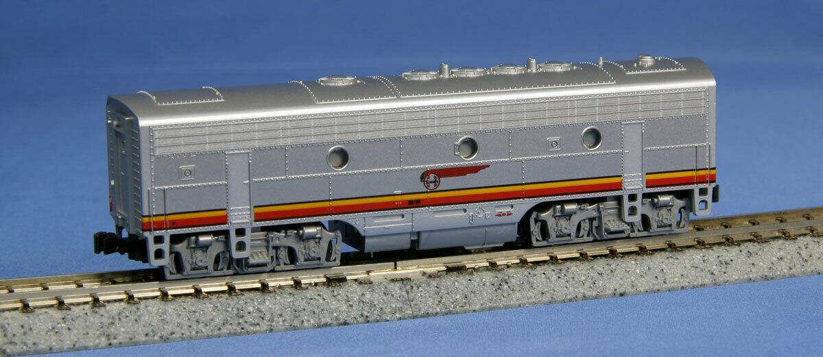 Kato ~ N Scale ~ EMD F7B Santa Fe Warbonnet ~ 176-2211 - Iron