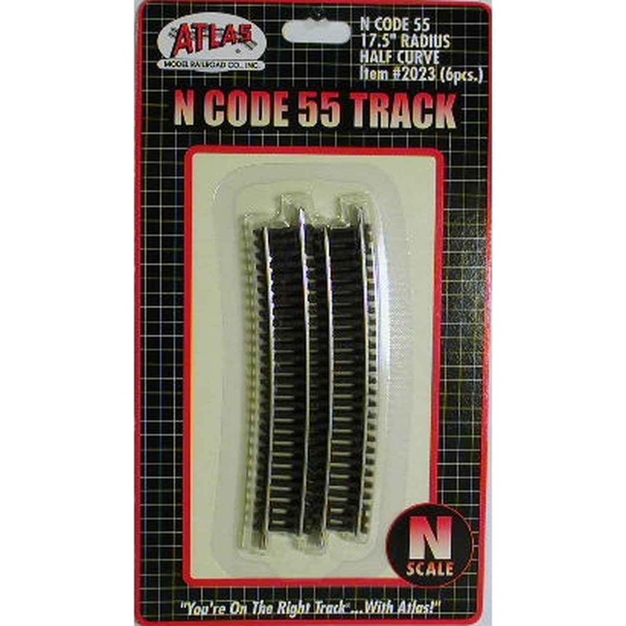 Atlas ~ N Scale ~ Code 55 Track ~ 17.5