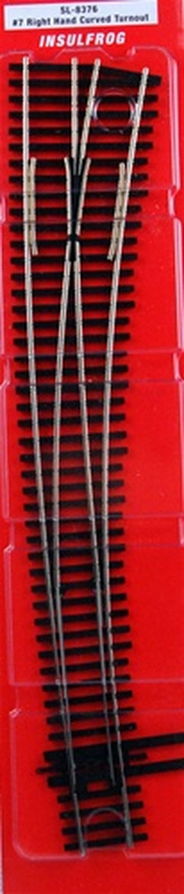 Peco ~ HO Scale ~ Code 83 ~ Right Hand Curved Switch Track #7