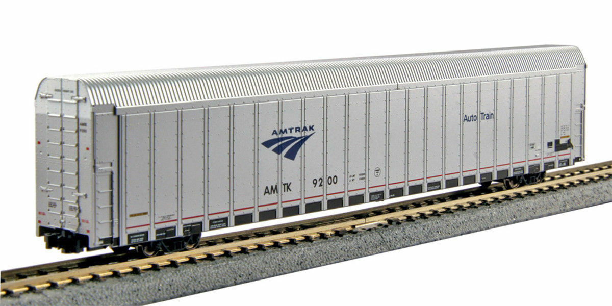 カトー autorack amtrak phase V #106-5506 Kato ~ N Scale ~ Amtrak ~ Autorack Auto Train ~ 4 Car Set #4 ~ 106
