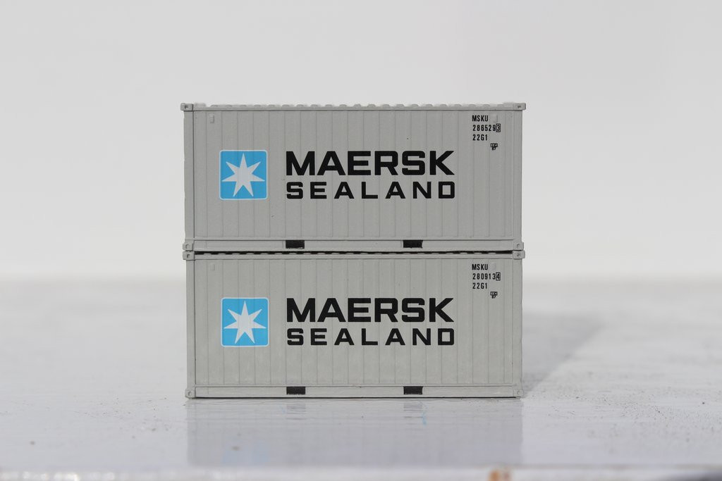 【非売品】MAERSK WORLD ATLAS Atlas O 3001696 - Master - 40' Rebuilt Well Car “Maersk